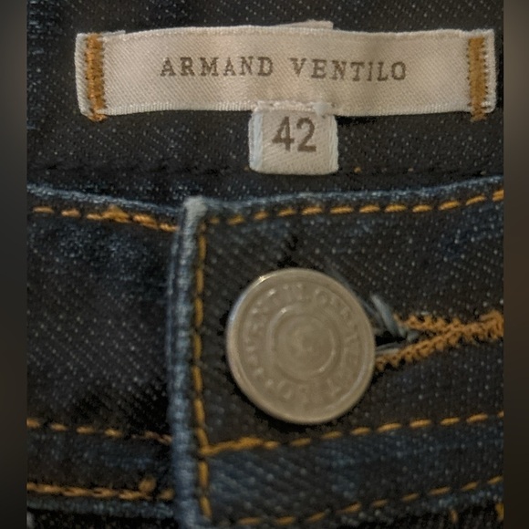 ARMAND VENTILO jeans,dark blue rinse,size 42/12, French,straight leg, never worn - Picture 3 of 7